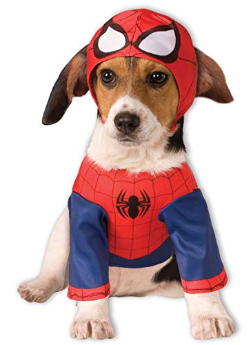 Spiderman costume for dog officer