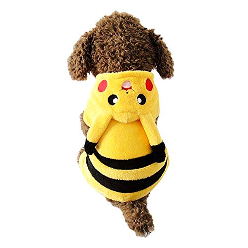 Pikachu costume dog
