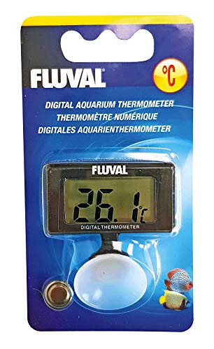 Fluval 11195 - Digital Thermometer, negro