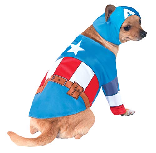 Dog costume for Captain America