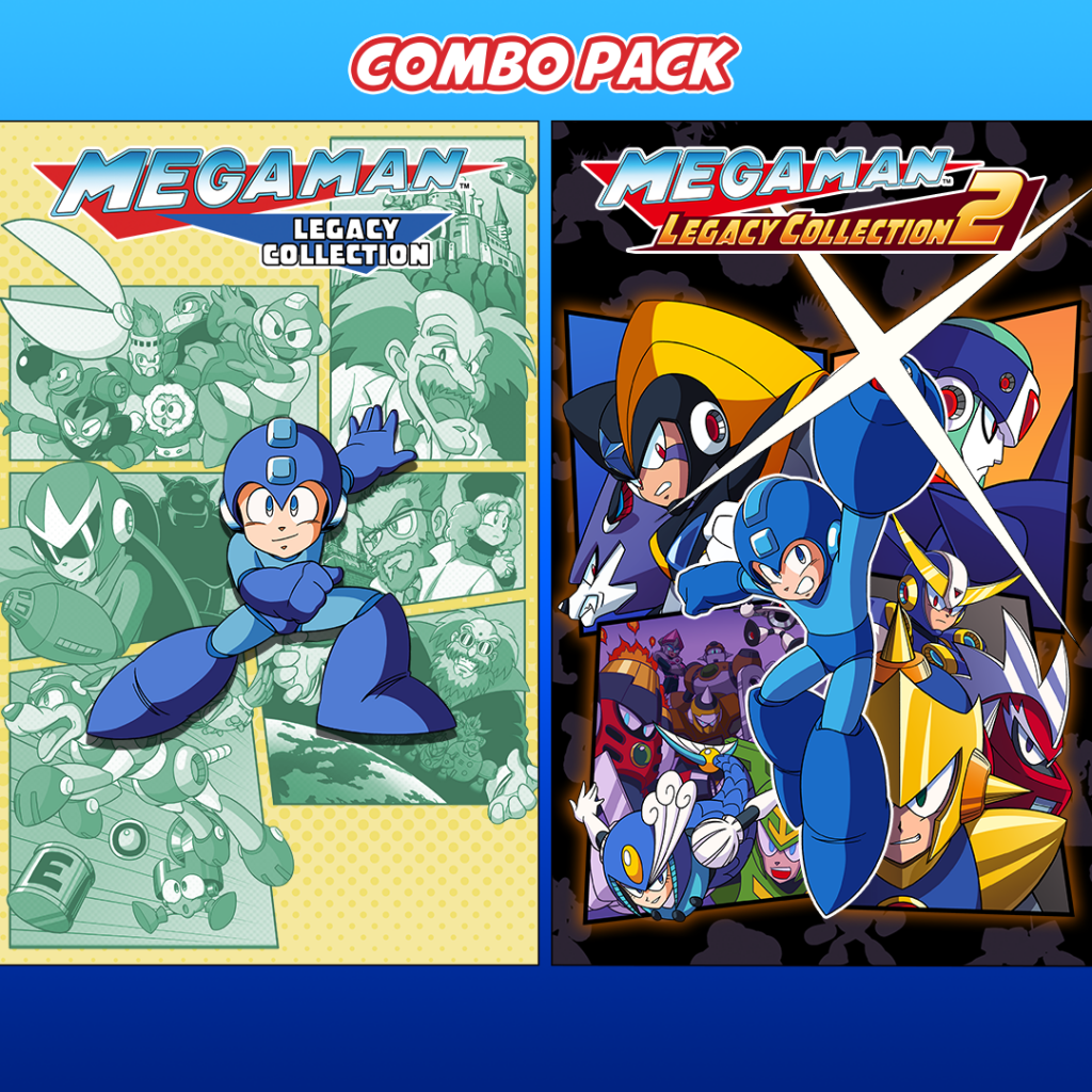Collezione Legacy Mega Man Man 1 & 2 Pacchetto combinato
