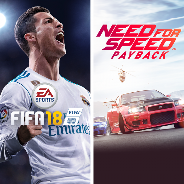 Pack de EA SPORTS™ FIFA 18 y Need for Speed™ Payback